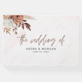 秋素朴テラコッタボホ結婚ズ ゲストブック (正面)