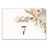 秋素朴バラ植物台本 テーブルナンバー (裏面)