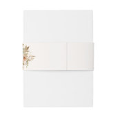 秋素朴バラ植物台本 招待状ベリーバンド (裏面例)