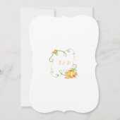 秋素朴パンプキンストリングライツウッドI do BBQ 招待状 (裏面)