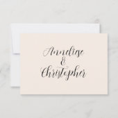 秋素朴パンプキ結婚ンと食事オプション 出欠カード (裏面)