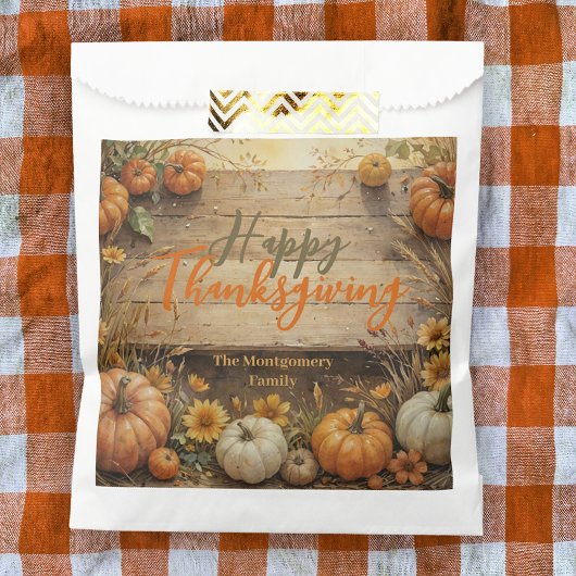 秋素朴ファームハウススタイル感謝祭 フェイバーバッグ
