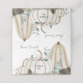 秋素朴ファームハウスヴィンテージパンプキンプレイスカード プレイスカード (外部開封)