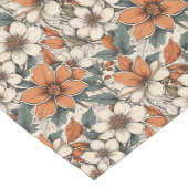 秋素朴フラワーテーブルランナーシーズンダイニング ロングテーブルランナー (コーナー)