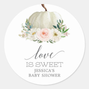 秋素朴フローラカボチャ愛は甘い好意クラ ラウンドシール