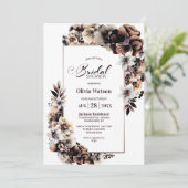 秋素朴フローラブライダルシャワー 招待状 (スタンド正面)