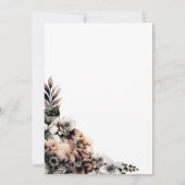 秋素朴フローラブライダルシャワー 招待状 (裏面)