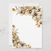 秋素朴フローラブライダルシャワー 招待状 (裏面)