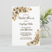 秋素朴フローラブライダルシャワー 招待状 (スタンド正面)