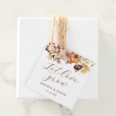 秋素朴フローララブリー結婚ズ・シーズ フェイバータグ (インサイチュ)