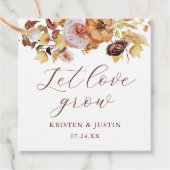 秋素朴フローララブリー結婚ズ・シーズ フェイバータグ (正面)