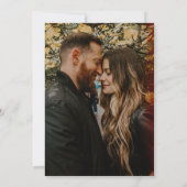 秋素朴フローラリースバーンウッドセーブ 招待状 (裏面)