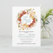 秋素朴フローラリース引っ越し祝いパーティー 招待状 (スタンド正面)