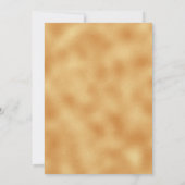 秋素朴フローラ引っ越し祝いパーティー招待状 招待状 (裏面)