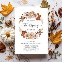 秋素朴フローラ感謝祭ディナー