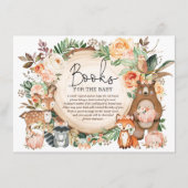 秋素朴フローラ森林動物図書用ベビー エンクロージャーカード (正面)