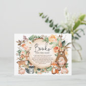 秋素朴フローラ森林動物図書用ベビー エンクロージャーカード (スタンド正面)