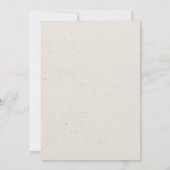 秋素朴フローラ秋の日付カードの保存 セーブザデート (裏面)