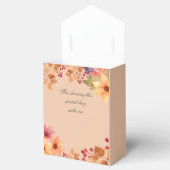 秋素朴フローラ秋ブライダルシャワー フェイバーボックス (オープン)