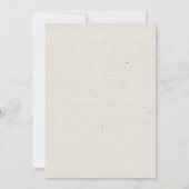 秋素朴フローラ秋結婚式招待状 招待状 (裏面)