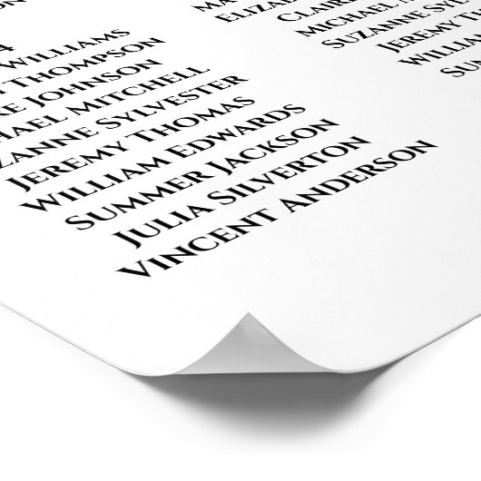 秋素朴フローラ6表結婚座表 ポスター (角)