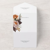 秋素朴フローラ オールインワン招待状 (外側)