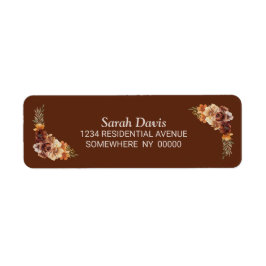 秋素朴フローラ ラベル