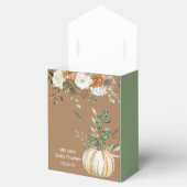 秋素朴ブラウンフローラ緑ありがとう フェイバーボックス (オープン)