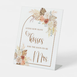 秋素朴ボホアーチパンパスグラスゲイト 台座サイン