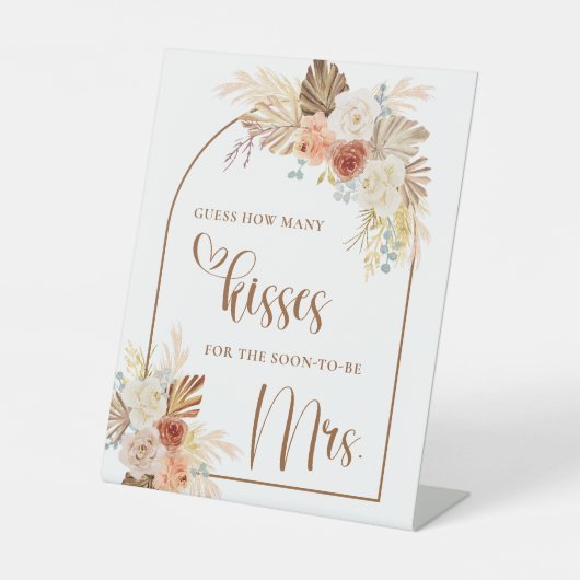 秋素朴ボホアーチパンパスグラスゲイト 台座サイン (正面)