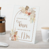 秋素朴ボホアーチパンパスグラスゲイト 台座サイン (インサイチュ)