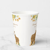 秋素朴ボホハイランドカウベイビーシャワー 紙コップ (右)