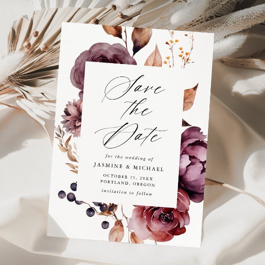 秋素朴マルサラフローラフレ結婚ーム セーブザデート