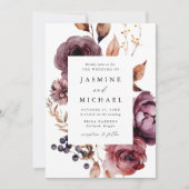 秋素朴マルサラフローラフレ結婚ーム 招待状 (正面)