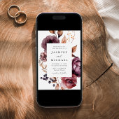 秋素朴マルサラフローラフレ結婚ーム 招待状