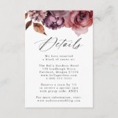 秋素朴マルサラフローラ結婚ズ詳細 エンクロージャーカード (正面)