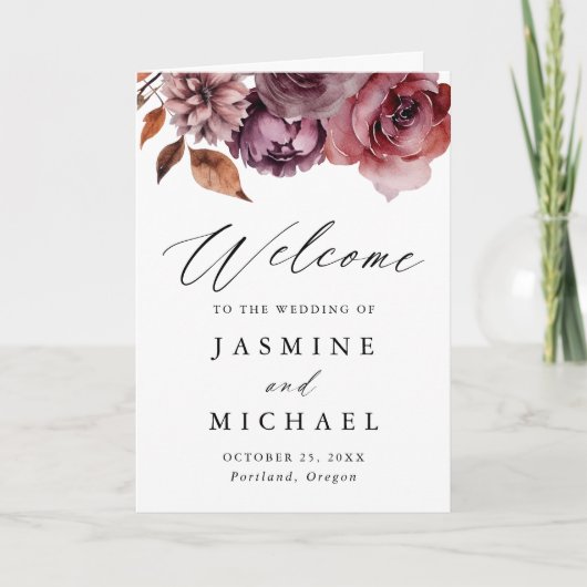 秋素朴マルサラフローラ結婚ズ プログラム (正面)