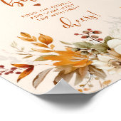 秋素朴ミモサバー ポスター (角)