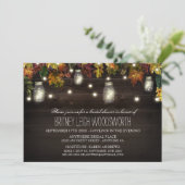 秋素朴メイスンジャーブライダルシャワー招待状 招待状 (スタンド正面)