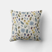 秋素朴モノグラム秋の結婚式装飾用クッション クッション (裏面)