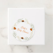 秋素朴ラディバグ緑の赤ちゃんシャワー フェイバータグ (インサイチュ)