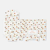 秋素朴ラディバグ緑の赤ちゃんシャワー フェイバーボックス (折り畳みなし)