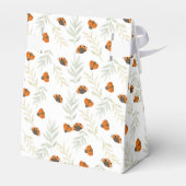 秋素朴ラディバグ緑の赤ちゃんシャワー フェイバーボックス (裏面サイド)