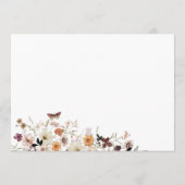 秋素朴ワイルドフラワーズブライダルシャワー アドバイスカード (裏面)