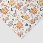 秋素朴収穫かぼちゃのパターン感謝祭 薄葉紙 (詳細)