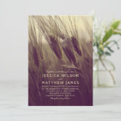 秋素朴小麦モダンの国夏結婚季 招待状 (スタンド正面)