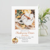 秋素朴感謝祭招待状 招待状 (スタンド正面)