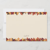 秋素朴招待状 招待状 (裏面)