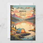 秋素朴林ブライダルシャワー 招待状 (正面)