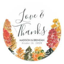 秋素朴林秋の結婚式